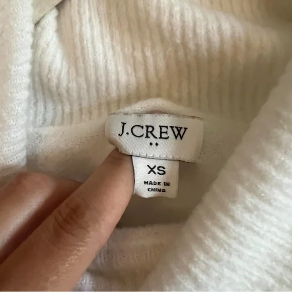 J. Crew Cream Turtleneck Sweater - Picture 3 of 5